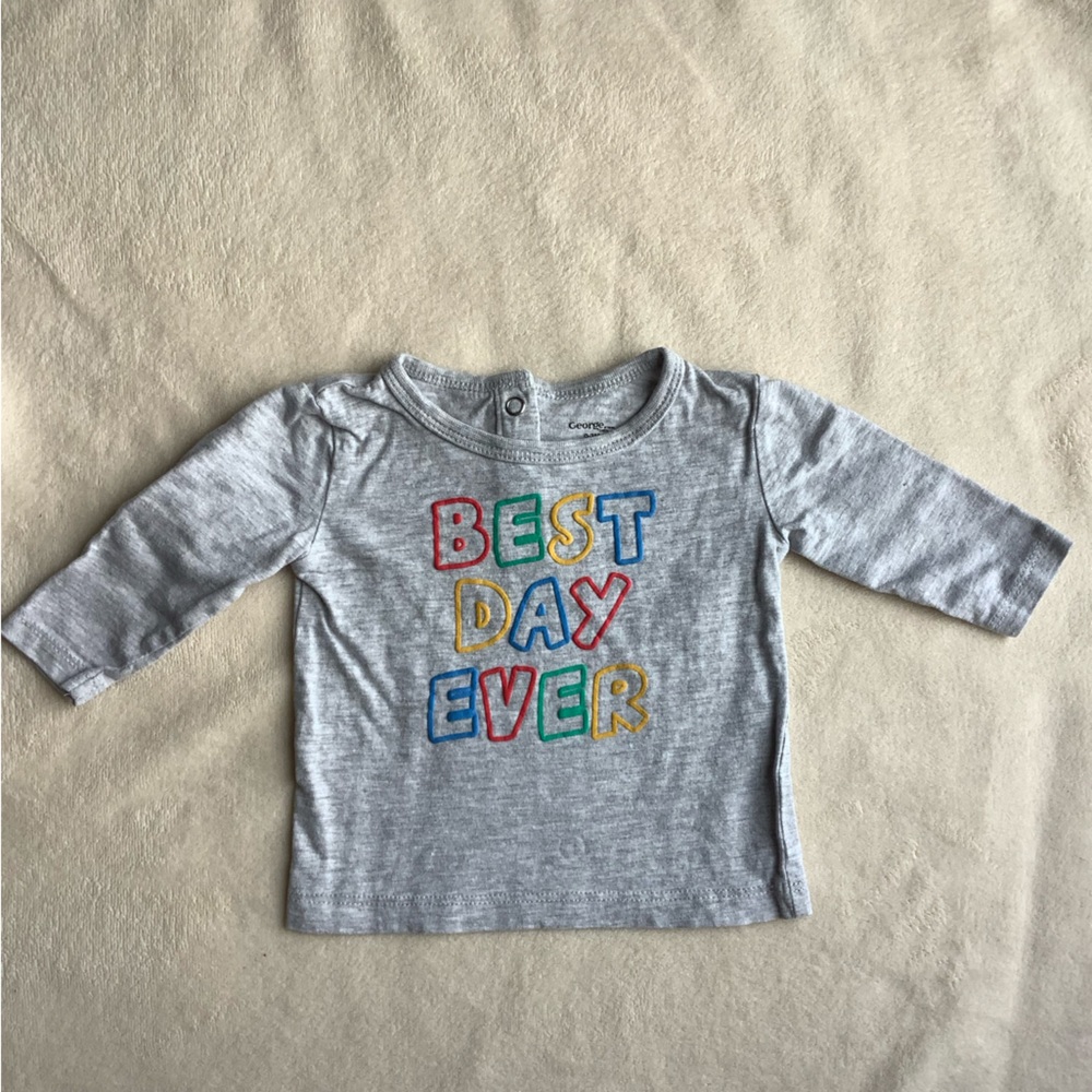 George Best Day Ever Long Sleeve 0-3M 0M to 3M